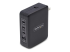 StarTech.com 140W USB-C Wall Charger, USB-C/USB-A, PD GaN Power Adapter - Vänster vinkel