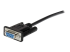 StarTech.com 2m Black Straight Through DB9 RS232 Serial Cable - Närbild