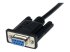 StarTech.com 2m Black DB9 RS232 Serial Null Modem Cable F/M - Närbild